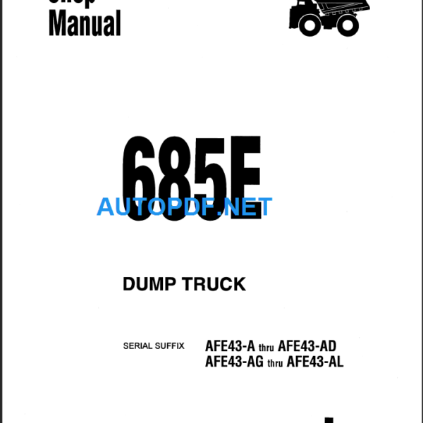 685E Shop Manual
