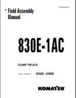 Komatsu 830E-1AC Field Assembly Manual