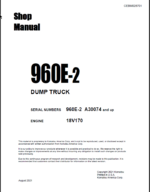 Komatsu 960E-2 Shop Manual