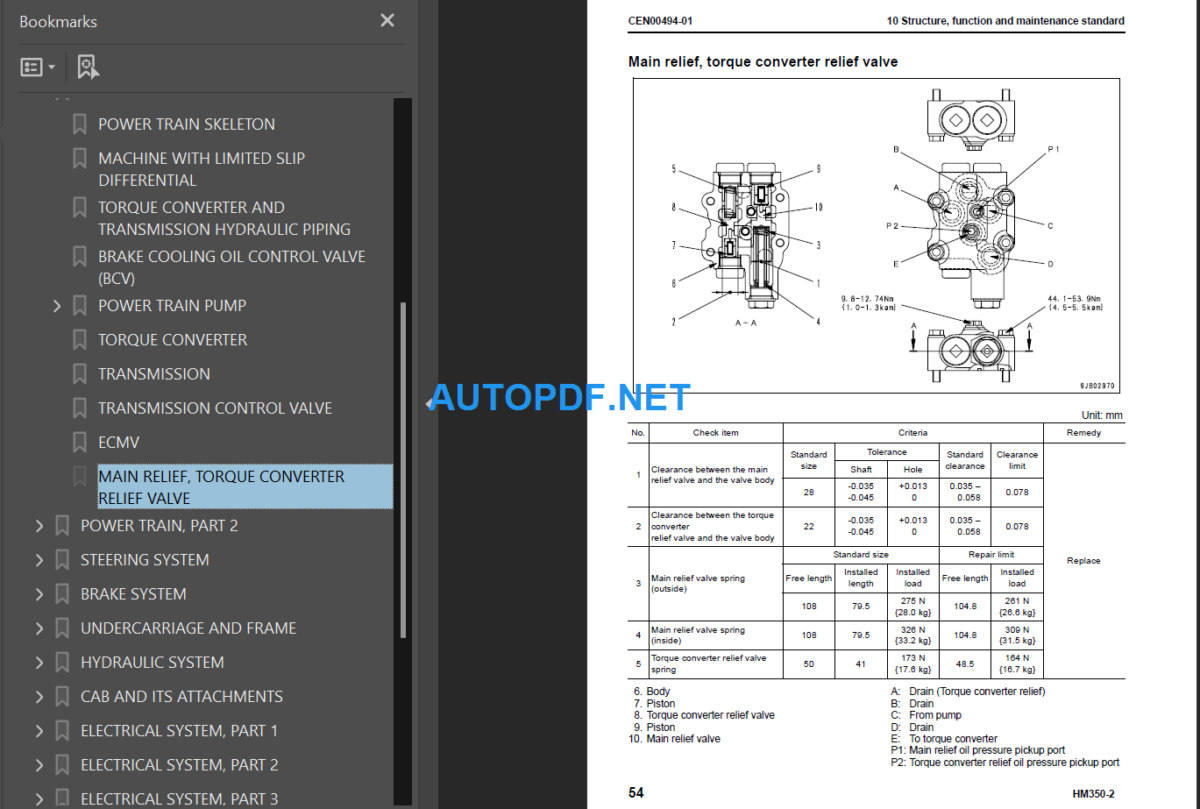 HM350-2 (A11001 and up) Shop Manual