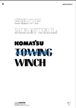 TOWING WINCH Shop Manual