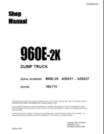 Komatsu 960E-2K Shop Manual