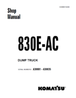 Komatsu 830E-AC Shop Manual