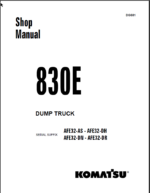 Komatsu 830E (AFE32-AS - AFE32-DH AFE32-DN - AFE32-DR Shop Manual