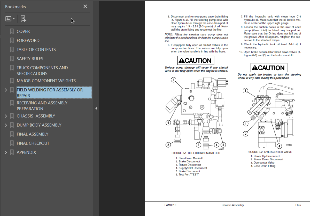 Komatsu 830E-1AC Field Assembly Manual (A30240 - A30261)