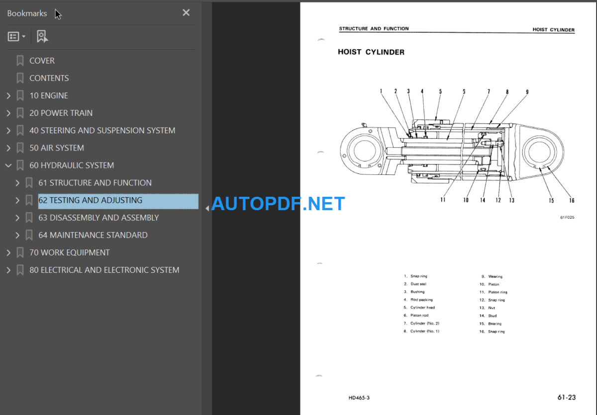 HD465-3 Shop Manual