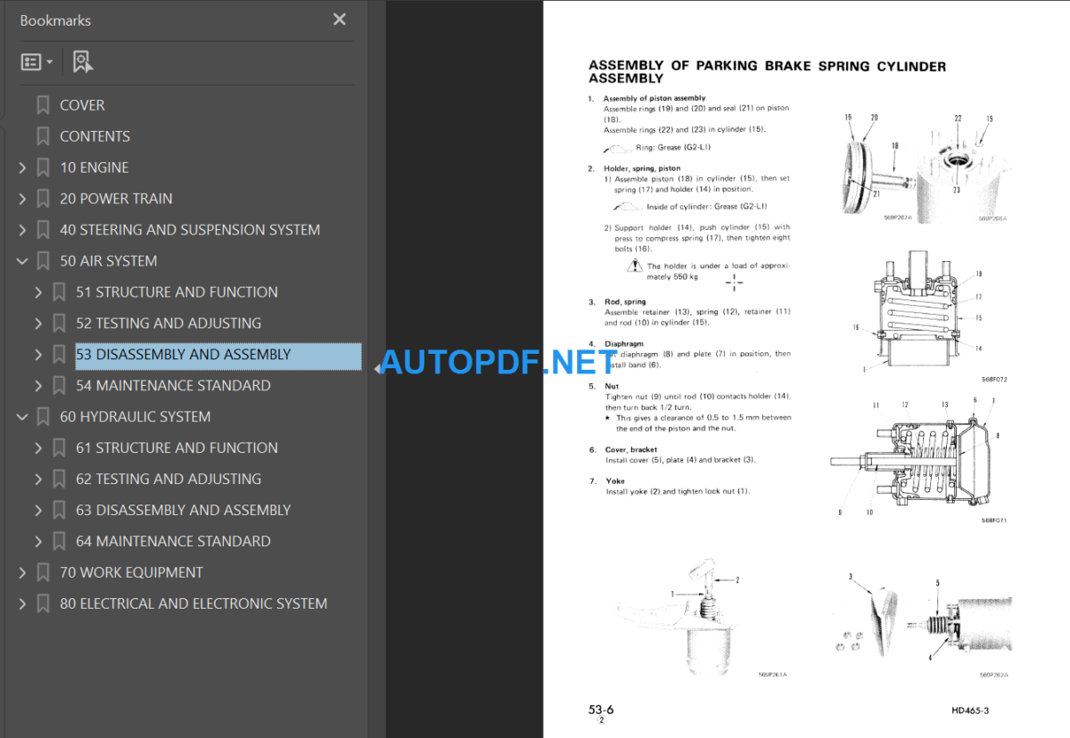 HD465-3 Shop Manual