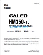 HM350-1L GALEO Shop Manual