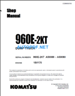 Komatsu 860E Shop Manual