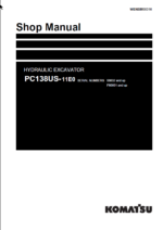 PC138US-11E0 Shop Manual