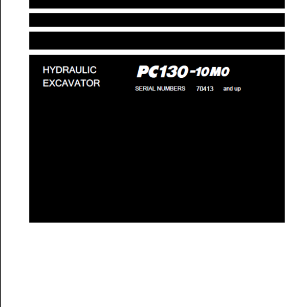 PC130-10M0 Shop Manual