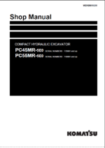 PC45MR-5E0 PC55MR-5E0 Shop Manual