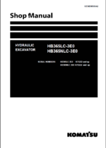 HB365LC-3E0 HB365NLC-3E0 Shop Manual