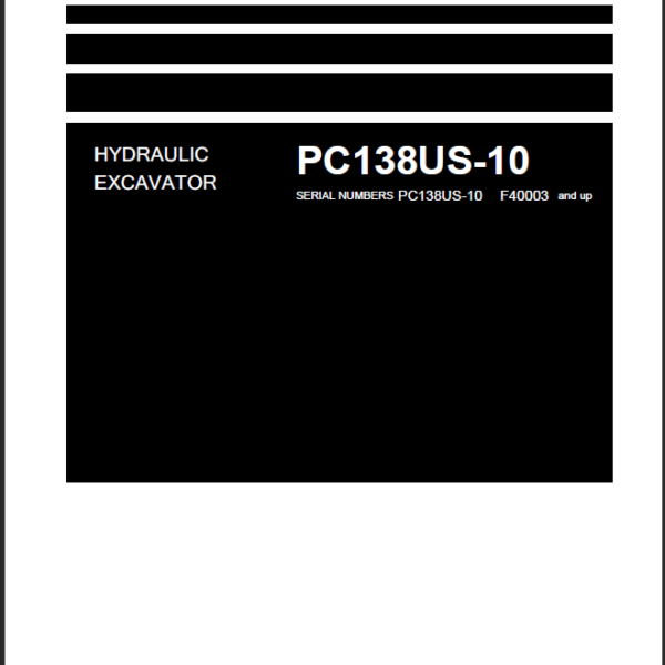 PC138US-10 Shop Manual