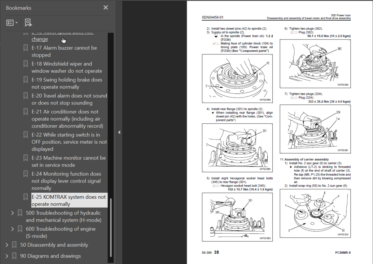 PC88MR-8 Shop Manual