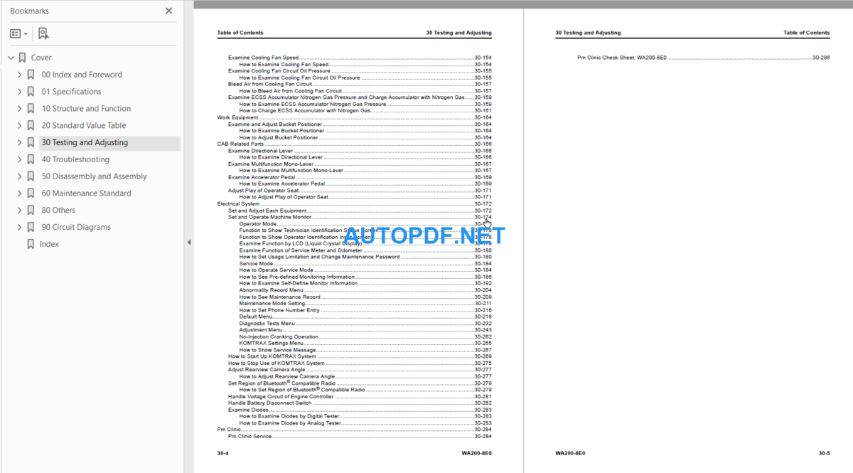 WA200-8E0 Shop Manual