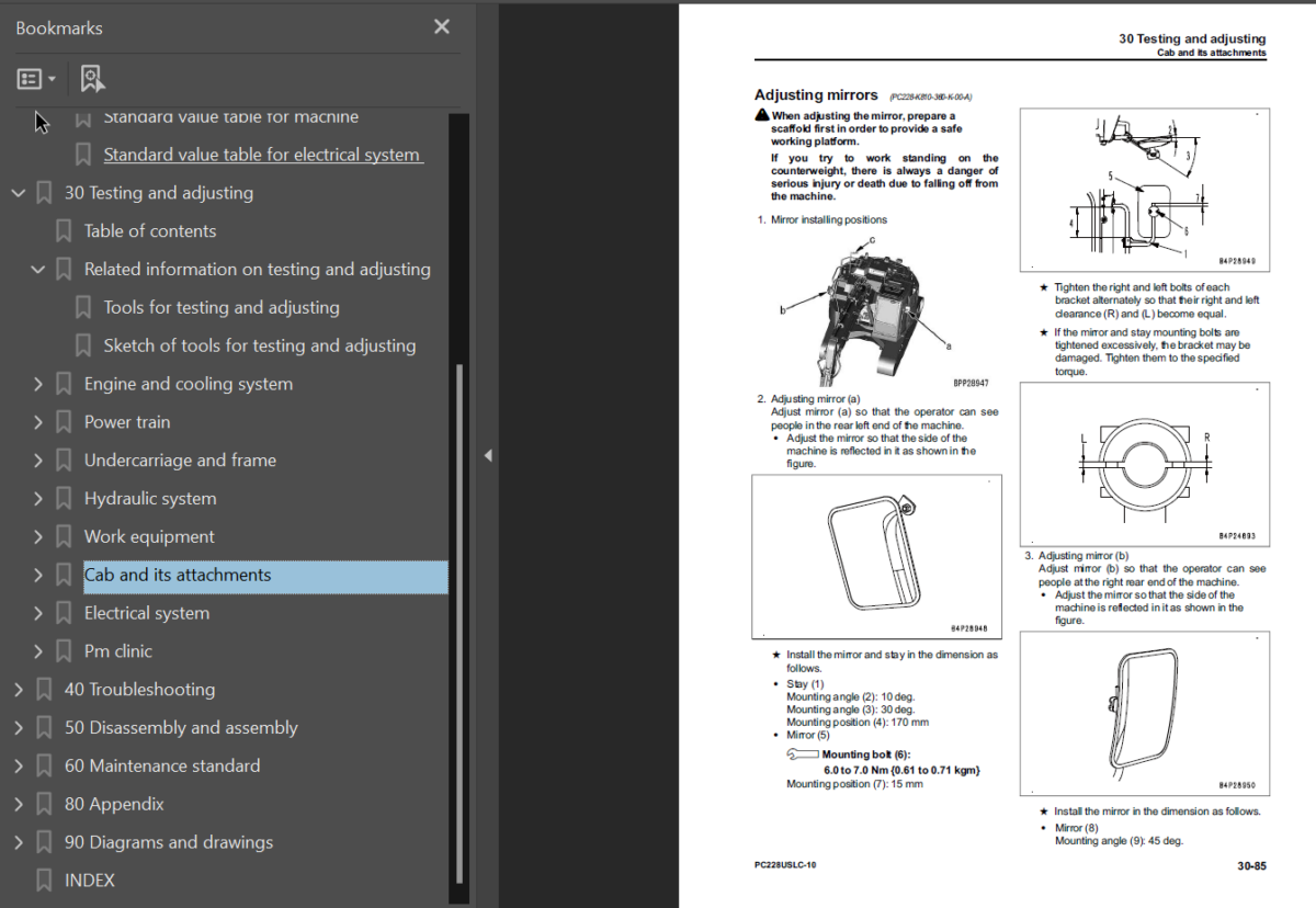 PC228USLC-10 Shop Manual