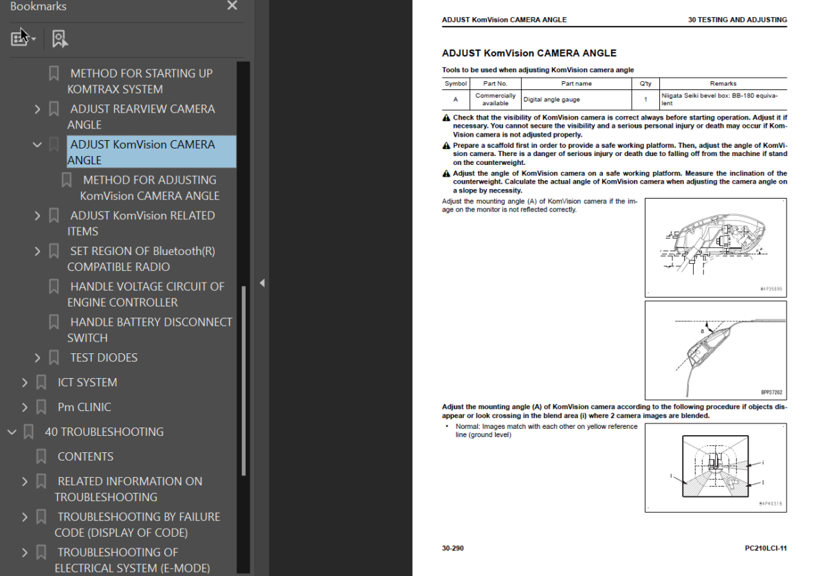 PC210LCi-11 Shop Manual