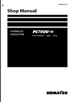 PC78UU-10 Shop Manual