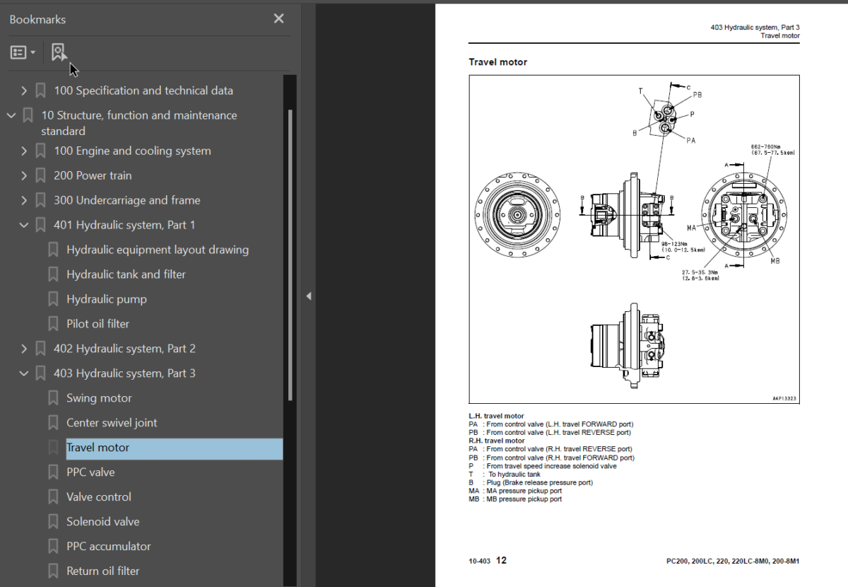 PC200-8M0 PC200LC-8M0 PC200-8M1 Shop Manual