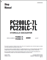 PC200LC-7L PC220LC-7L Shop Manual