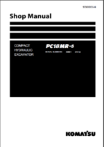 PC18MR-5 (SERIAL NUMBERS 30001 and up) Shop Manual