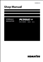 PC210LCi-11 Shop Manual