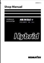 HB365LC-3 Shop Manual