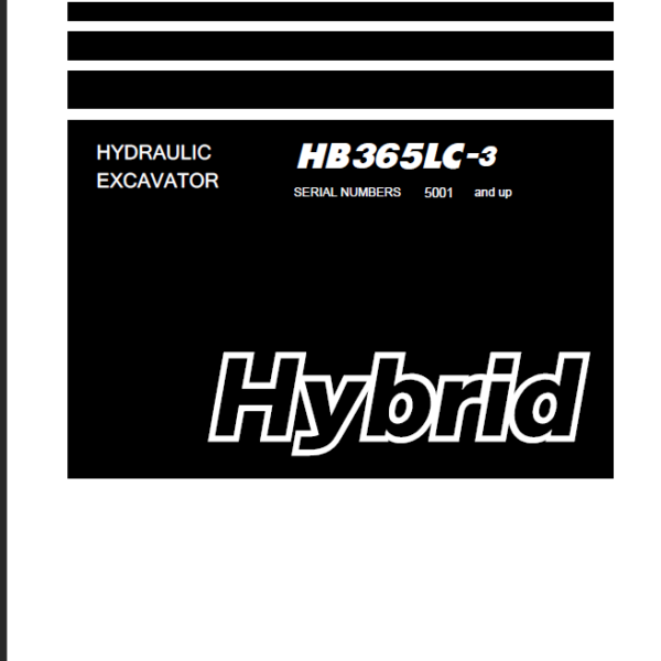 HB365LC-3 Shop Manual