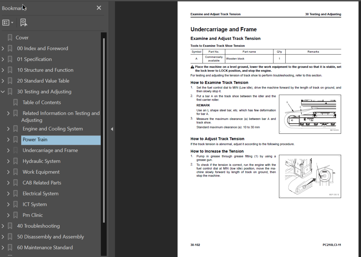 PC210LCi-11 Shop Manual