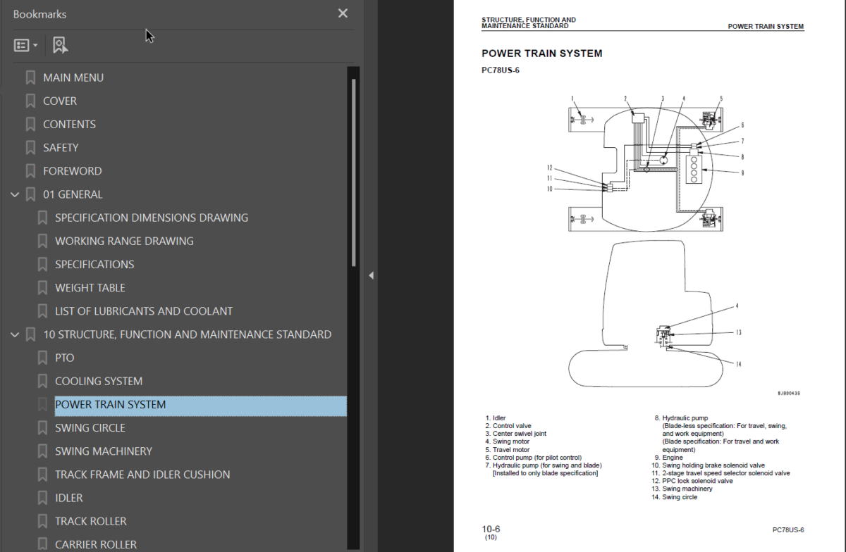 PC78US-6 PC78UU-6 Shop Manual