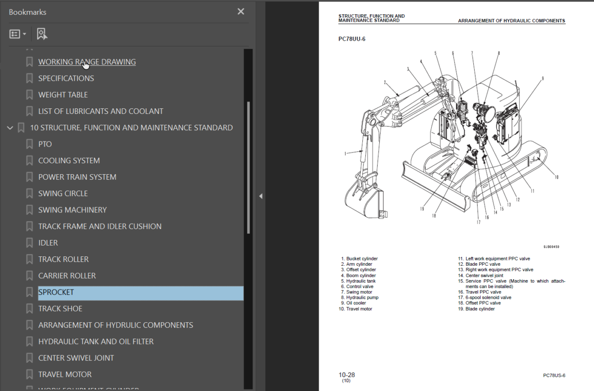 PC78US-6 PC78UU-6 Shop Manual