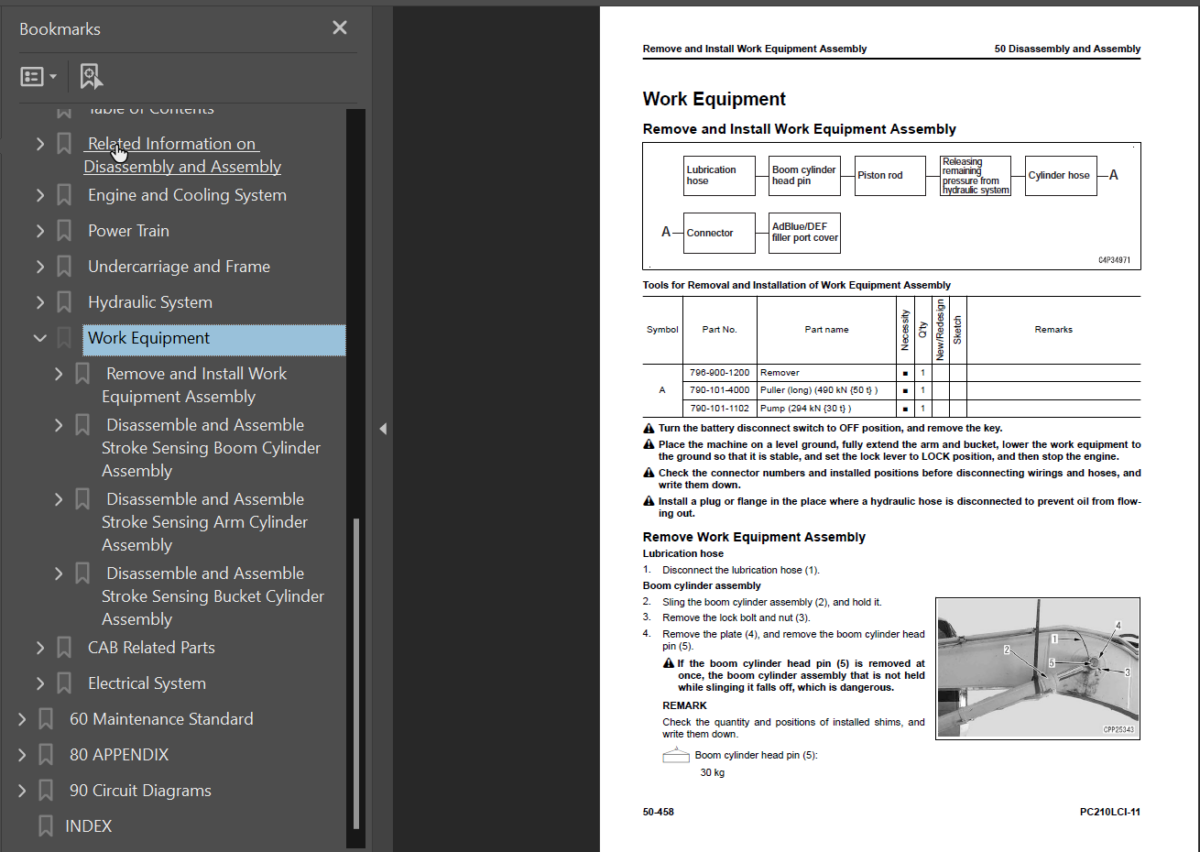 PC210LCi-11 Shop Manual