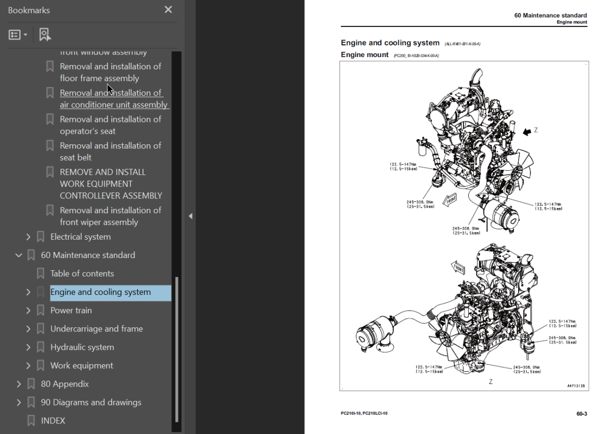 PC210i -10 PC210LCi-10 Shop Manual