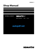 WA470-7 Shop Manual