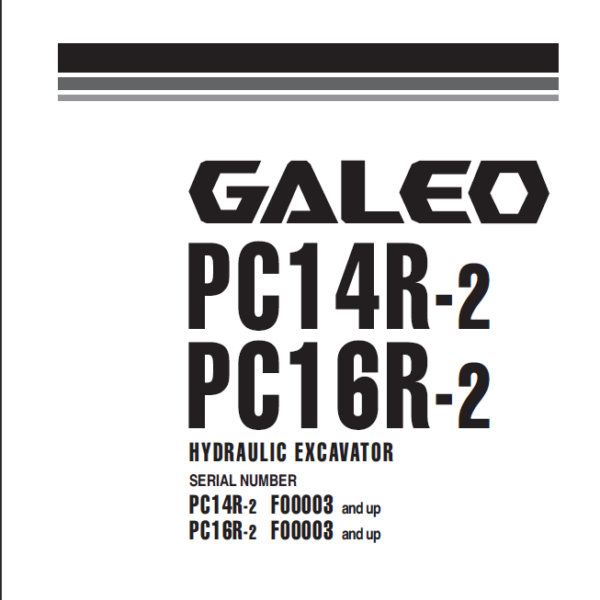 PC14R-2 PC16R-2 GALEO Shop Manual