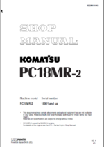 PC18MR-2 Shop Manual