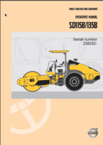 ROLLER SD115B S135B Operators Manual
