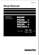 PC200 -8 PC200LC-8 PC220 -8 PC220LC-8 GALEO Shop Manual