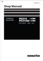PC210 -10M0 PC210LC-10M0 Shop Manual