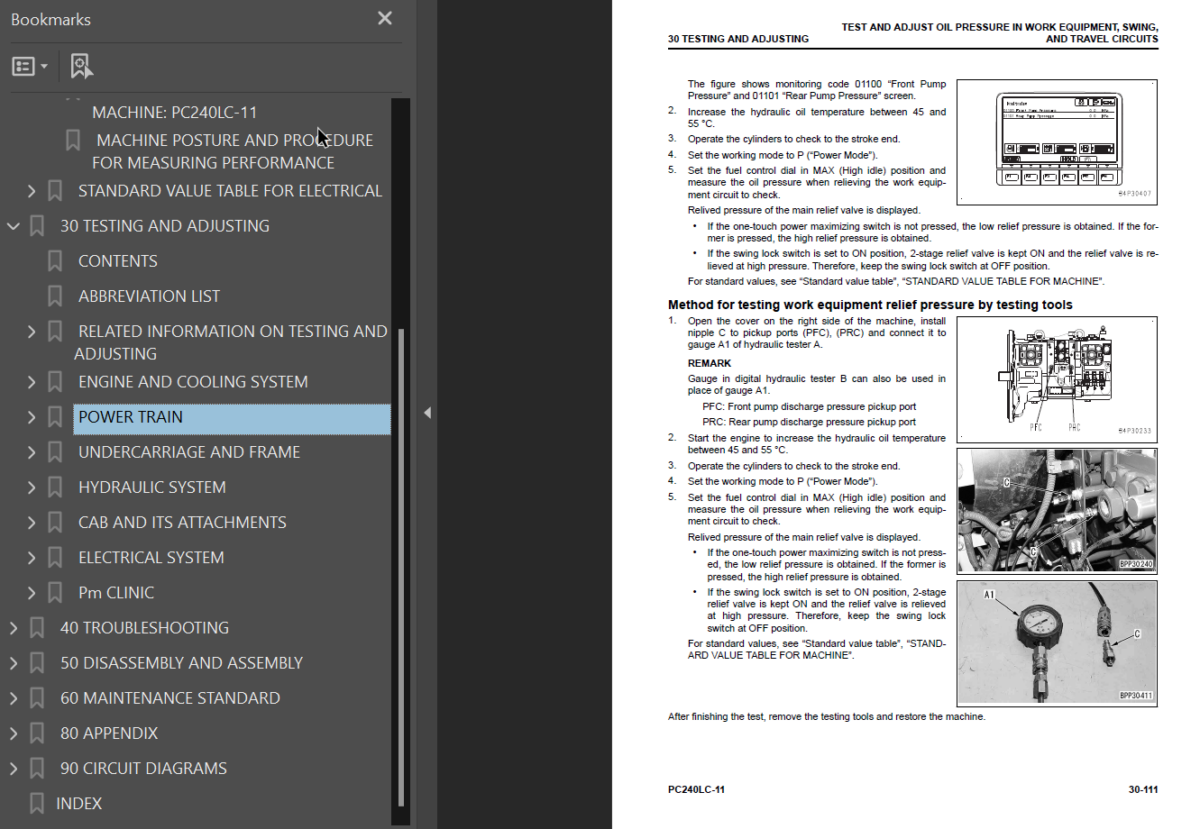 PC240LC-11 Shop Manual
