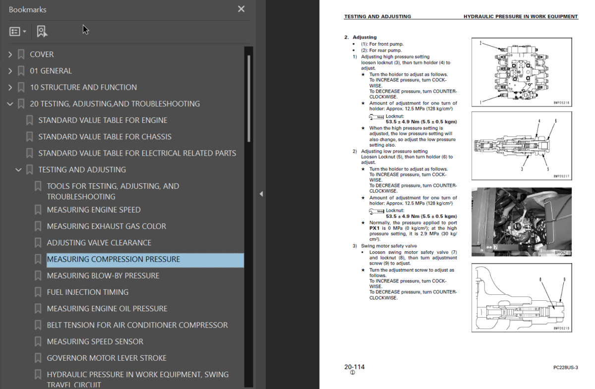 PC228US-3 PC228USLC-3 Shop Manual