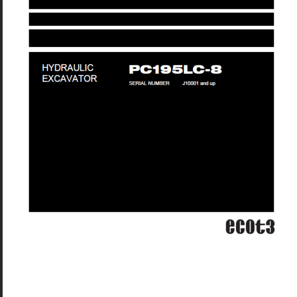 PC195LC-8 Shop Manual