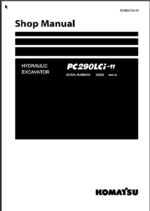 PC290LCi-11 Shop Manual