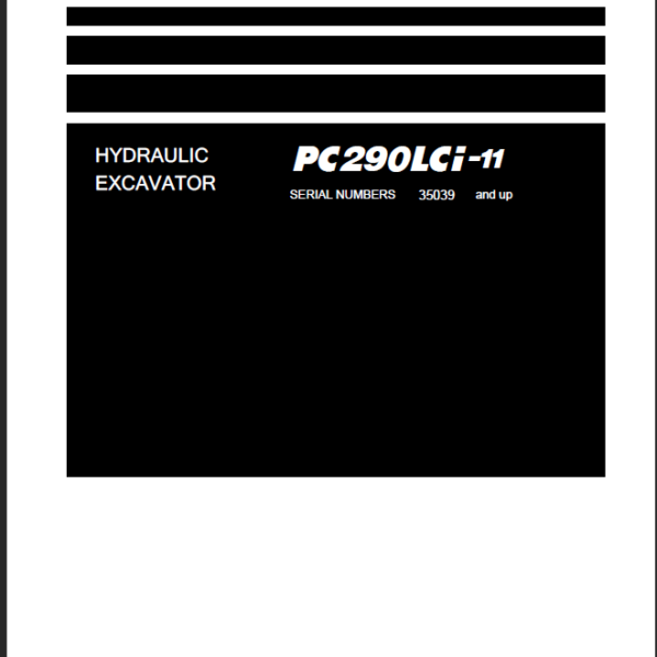 PC290LCi-11 Shop Manual