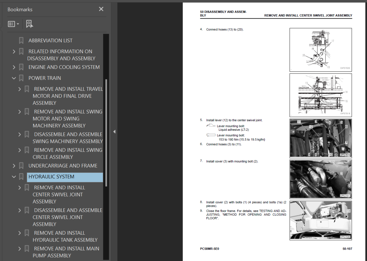 PC58MR-5E0 Shop Manual