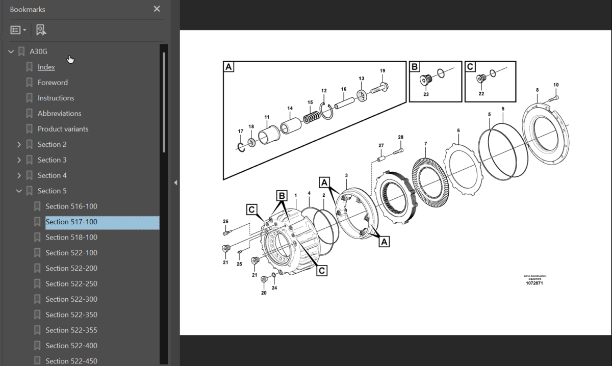 A30G Parts Catalog