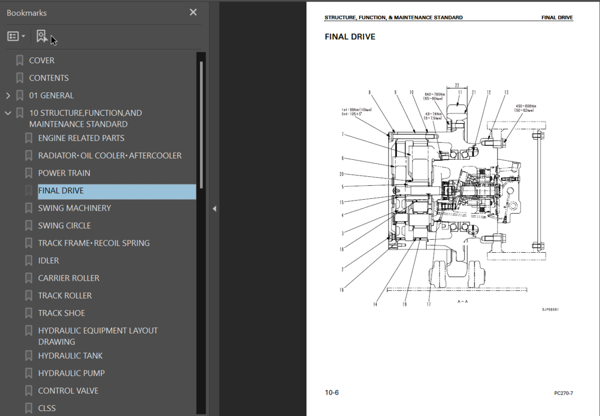 PC270-7 Shop Manual