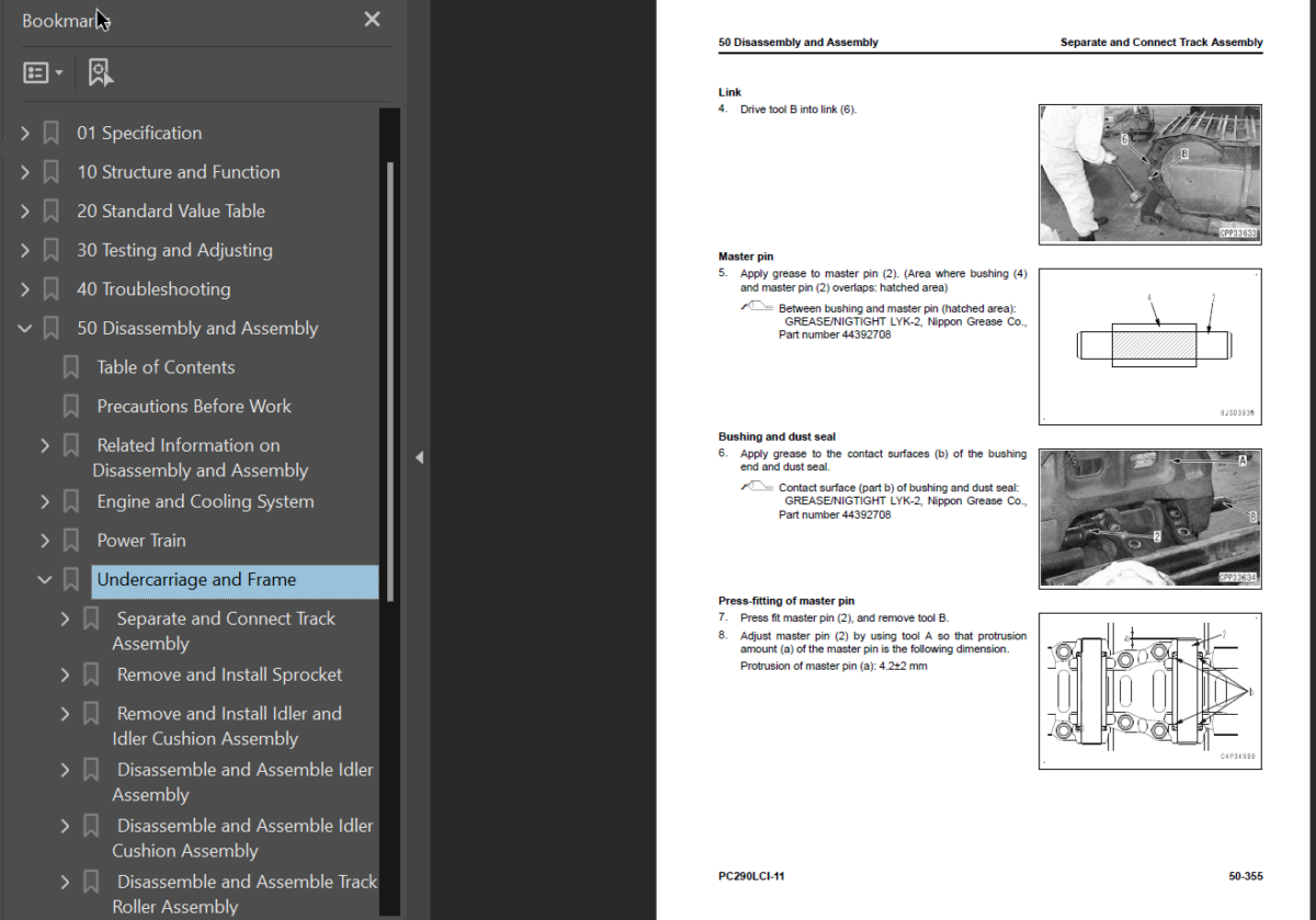 PC290LCi-11 Shop Manual