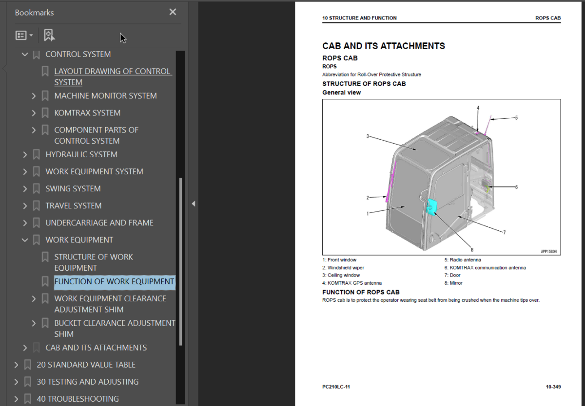 PC210LC-11 Shop Manual